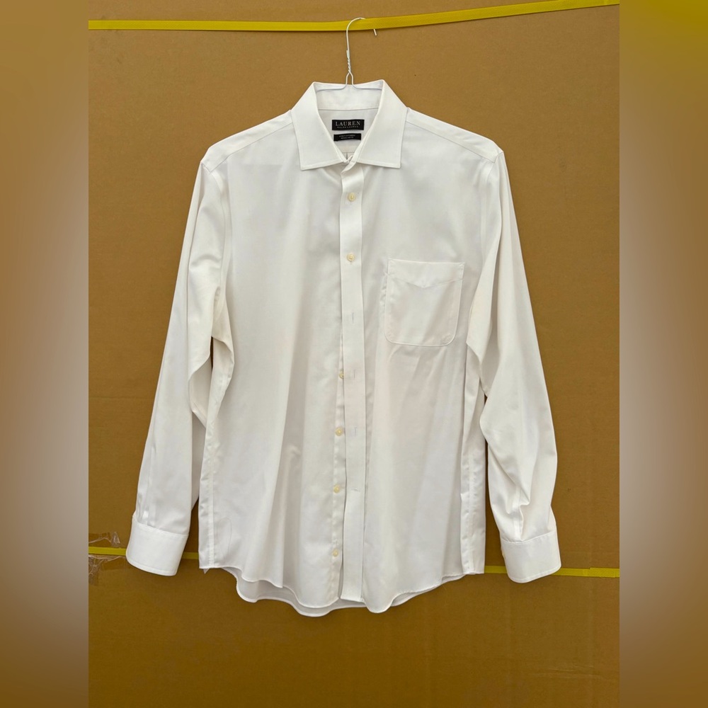 White Mens Button Down - Ralph Lauren